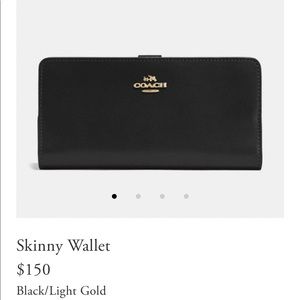 Brand New with tags Black Coach wallet